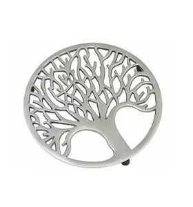 Latest Design Aluminium Trivet <b>Silver</b> Antique Finished Modern Style <b>Coaster</b> Mats Table Decoration Eco-Friendly Highly Durable - Product Image 2