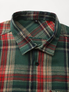 Camisa a Cuadros de Algodón Puro para Hombre, Manga Larga, Corte Regular, Camisa Informal Holgada para Hombre, Blusa Masculina de Otoño, Nueva Talla Grande - Product Image 4