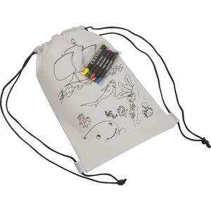 Personalized Promotional <b>Drawstring</b> Sportpacks for <b>Kids</b>-THEA Shoulder <b>Bag</b> - Product Image 1