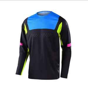 ผ้าถักโพลีเอสเตอร์ซับเหงื่อระบายอากาศได้ดีน้ำหนักเบาสำหรับกิจกรรมกลางแจ้งชุดแข่งรถมอเตอร์ไซค์ - Product Image 4