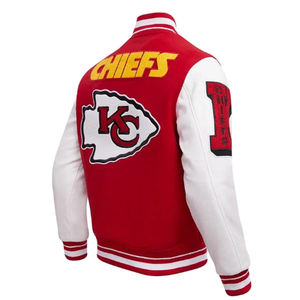 Chaqueta Universitaria Deportiva de Invierno, Nueva, Elegante, Personalizada al por Mayor, Servicio OEM ODM de Alta Calidad, Poliéster/Algodón, Cuello Alto - Product Image 4