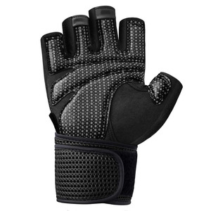 Guantes de levantamiento de pesas Guantes de gimnasio de entrenamiento sin dedos Bolsa con logotipo personalizado Guantes de gimnasio unisex de protección OEM para productos unisex. - Product Image 6