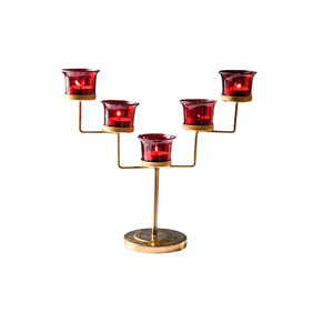 Iluminación de araña de metal rectangular para colgar en el techo, marca diseñada con múltiples luces para decoración de Ramadán - Product Image 6