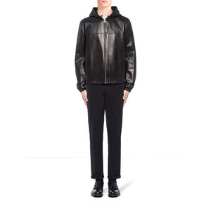 Nouvelle conception Veste en cuir pour homme sur mesure Veste en cuir de vache élégante Veste de créateur d'hiver Logo avant Fermeture éclair OEM Vente en gros - Product Image 4