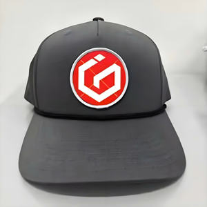 หมวกเบสบอล5แผงสำหรับทรักเกอร์ตาข่ายปักโลโก้หัวเข็มขัดทองแดงสีเงินปรับขนาดได้ใช้ได้ทั้งชายและหญิง - Product Image 1