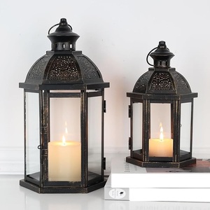 Luxury <b>Vintage</b> Large Xmas Lantern Modern Indoor Outdoor Spring Home Tabletop Christmas Decorations High Demand Factory Direct - Product Image 5