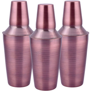 Juego de coctelera de acero inoxidable de cobre antiguo 500 ml/700 ml - Product Image 3