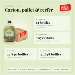 Matcha Latte Ready to Drink 190ml <b>Glass</b> <b>Bottle</b> Japanese Matcha Green Tea Iced Matcha Latte Brown Sugar 12 <b>Bottles</b> Carton - Product Image 4