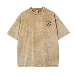 Ropa de aduanas, camisas de verano de algodón puro, camiseta Vintage para hombre - Product Image 5