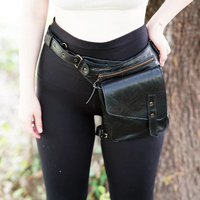 Sac banane de moto de couleurs solides, taille de jambe, hanche, sac à épaule imperméable d'extérieur, course de vélo, randonnée, sacs de cuisse tactiques pour unisexe