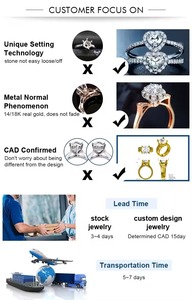 จัดส่งจากโรงงานโดยตรงเครื่องประดับเพชรที่ใช้ในห้องปฏิบัติการได้รับการรับรองการออกแบบเครื่องประดับที่ทันสมัยสไตล์ส่วนตัว - Product Image 6