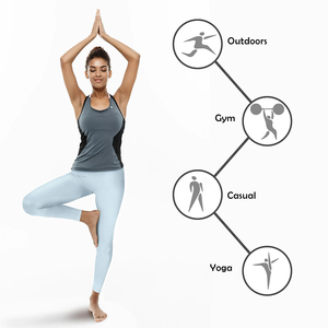 Legging de yoga par sublimation Pantalon de yoga de fitness personnalisé pour femmes Leggings de sport de fitness à taille élastique - Product Image 3