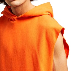 Débardeur à capuche sans manches pour homme, style urbain, t-shirt musculaire, vêtements de sport décontractés de qualité supérieure pour une utilisation quotidienne à la salle de sport - Product Image 3