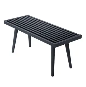 Newest design solid wooden bench indoor and outdoor furniture for home living room outdoor garden storage bench made in India