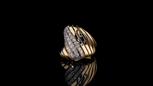 Anillo de banda ancha de alto brillo |   Anillo de Banda Ancha con Diamantes Cultivados en Laboratorio para Uso Diario y Ocasional - Product Image 2