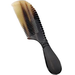 Peigne de coiffure en corne de buffle fait à la main écologique corne de vache naturelle Logo personnalisé - Product Image 3