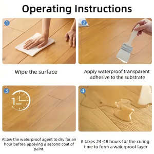 Agente Impermeabilizante de Alto Rendimiento de 500 ml, Transparente, Resistente al Desgaste, para Techos, Baños, Techos, Sellador Permanente, CE - Product Image 3