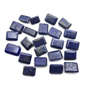 Pierres précieuses en lapis-lazuli bleu naturel, taille octogonale, pierres brutes de formes et tailles variées, pour la fabrication de bijoux, vente en gros, exportation - Product Image 1