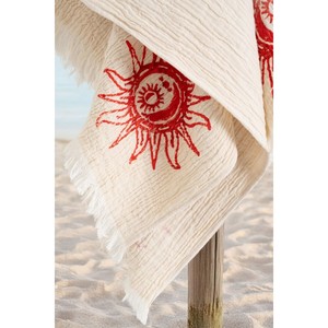 Serviette en mousseline de coton 100% biologique Varol - Motif original Heliona - Product Image 6