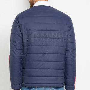 แจ็กเก็ตขนปลาปักเป้าสำหรับผู้ชายทรงเข้ารูปเสื้อผ้าลำลองแฟชั่นหนาสำหรับกลางแจ้ง - Product Image 3