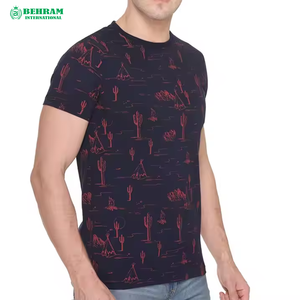 Camiseta de Cuello Redondo para Hombre, 100% Algodón, Peso Pesado, Corte Regular, con Características Antiarrugas y Transpirables - Product Image 3