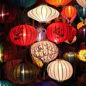 Faroles de seda de bambú-Iluminación artesanal y ecológica de Viet Fargimex - Product Image 1