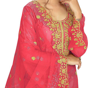 Robe longue 2 pièces de couleur, nouvelle robe de soirée, offre spéciale, Pakistan, costume pour dames, vêtements d'été et d'hiver - Product Image 5