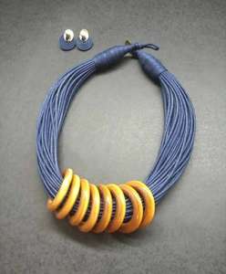 El mejor diseño que llega al mercado, collar con colgante de resina de alta calidad para collares, accesorios, joyería, joyería de acero inoxidable - Product Image 2