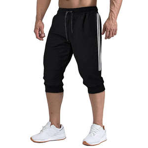 New Custom Design Cropped <b>Trousers</b> <b>Men's</b> <b>Sports</b> Casual Shorts Loose Stretch Summer Capri <b>For</b> <b>Men</b> - Product Image 1