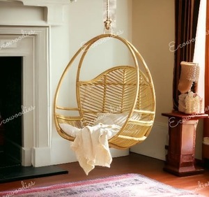 La mejor oferta, silla columpio colgante de mimbre de diseño personalizado para Patio Sunroom Hotel & Resort para decoración de balcón Jhula al aire libre - Product Image 3