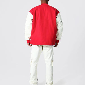 Veste universitaire de style baseball universitaire de haute qualité pour hommes vestes Letterman en tissu de laine à la mode - Product Image 3