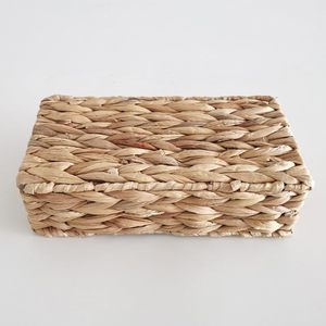 Eco Friendly Natural Water Hyacinth <b>Tissue</b> case for Table Handmade Napkin Basket <b>Holder</b> <b>Kitchen</b> Decoration - Product Image 2