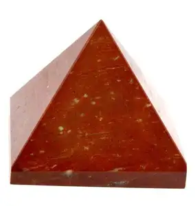 जैस्पर पिरामिड रत्न क्रिस्टल पिरामिड के आकार का रत्न मिनी प्राकृतिक थोक हस्तनिर्मित छोटे लाल फेंग शुई
