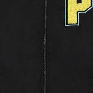 แจ็กเก็ตขนสัตว์คลาสสิกของผู้ชายผ้าโพลีเอสเตอร์เนื้อนุ่มปักลายแนววินเทจกระดุมถักแบบอัจฉริยะสำหรับเบสบอลฤดูหนาว - Product Image 5