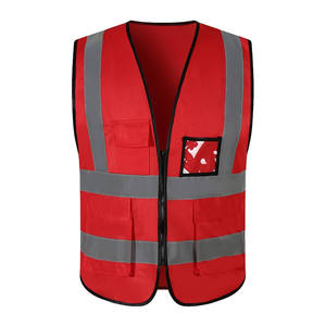 Stylish High Visibility Work Vest for Men Custom Made Reflective <b>Safety</b> Clothing by Keem Brothers 2025 Stand Collar for Spring - Product Image 4