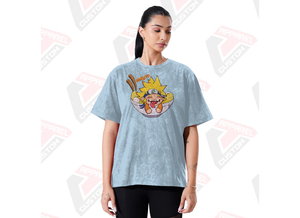 เสื้อยืดผ้ายีนส์ผ้าลูกฟูกสำหรับผู้หญิงผ้าเดนิมผ้าลูกฟูกผ้าฝ้าย100% นุ่มสวมใส่สบายทันสมัยเป็นมิตรกับสิ่งแวดล้อม - Product Image 3