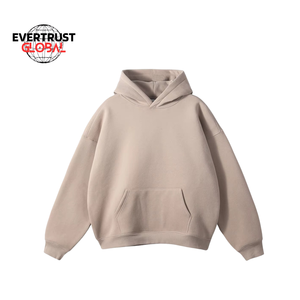Sudadera con Capucha Personalizada para Hombre de Alta Calidad, 100% Algodón, Talla Grande, Tejida, Antiencogimiento, Diseño Liso - Product Image 3