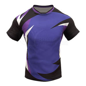 Uniformes de rugby personalizados al por mayor de alta calidad, uniformes de fútbol rugby 100% poliéster, precio de fábrica para hombre - Product Image 2