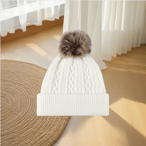 Custom Logo <b>Beanie</b> Winter Warm Ribbed Knit Embroidered Hats Cuffed <b>Slouchy</b> Fisherman <b>Beanies</b> Outdoor Skull Cap Streetwear - Product Image 2