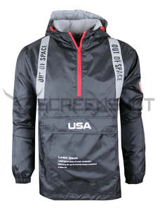 Personalizar estilo y diseño Streetwear poliéster Softshell impermeable deportes al aire libre correr rompevientos chaqueta de lluvia para hombres - Product Image 4