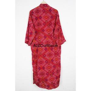Kimono long en soie 100% pour femmes, de haute qualité, vintage, patchwork, respirant, robes de demoiselle d'honneur, taille unique - Product Image 5