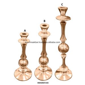 Candelabros de Estilo Europeo 2026, Decoraciones de Lujo en Aluminio Dorado para Cenas Románticas - Product Image 6