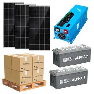 Co MPL ETE Kit de panel solar 4000W 12V Cargador inversor 124240 Salida 2.4kWh5.12kWh Banco de batería de litio 200W 12V Panel solar CE - Product Image 4