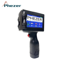 Printer Inkjet Genggam Portabel Profesional Phezer P15 dengan Baterai 2200mAh, Pengkode Nomor Batch Tanggal