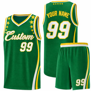 Ensemble de maillot de basket-ball personnalisé sans manches en maille respirante uniforme de sport avec nom et numéro - Product Image 3