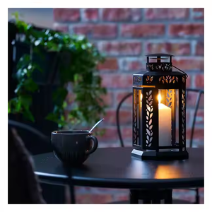 Faroles superiores con intrincados diseños recortados y Vidrio colorido, perfectos para una encantadora decoración del hogar con calidad superior - Product Image 3