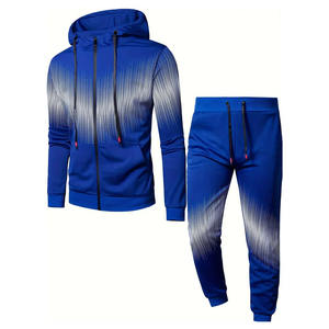 Vente en gros OEM Survêtement sublimé à manches longues Sports personnalisés Survêtements de course en plein air pour hommes - Product Image 1