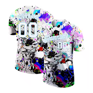 Custom Digital Sublimation Print <b>100</b>% <b>Polyester</b> Unisex Short Sleeve Sports Wear Men T <b>Shirts</b> - Product Image 6