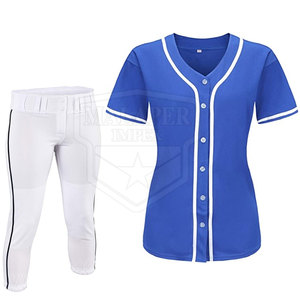 Uniformes de Softball de poliéster 100% más vendidos, diseño de conjunto transpirable personalizable con servicios OEM para ropa de equipo - Product Image 4