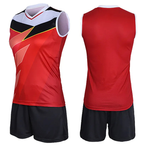 Custom Unisex Volleyball Uniform <b>Sets</b> Printed Design Your Own Logo for Men and Women - Product Image 6